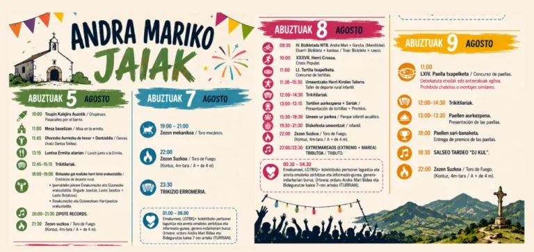 FIESTAS DE ANDRA MARI 2026