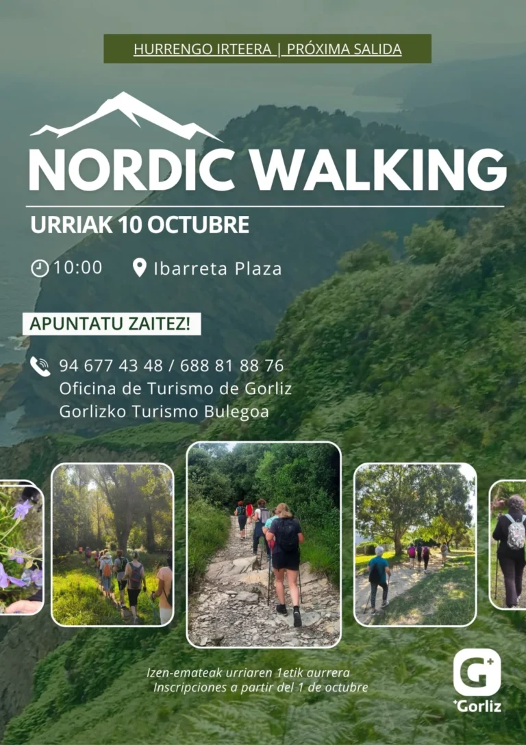 SALIDA NORDIC WALKING OCTUBRE 2026