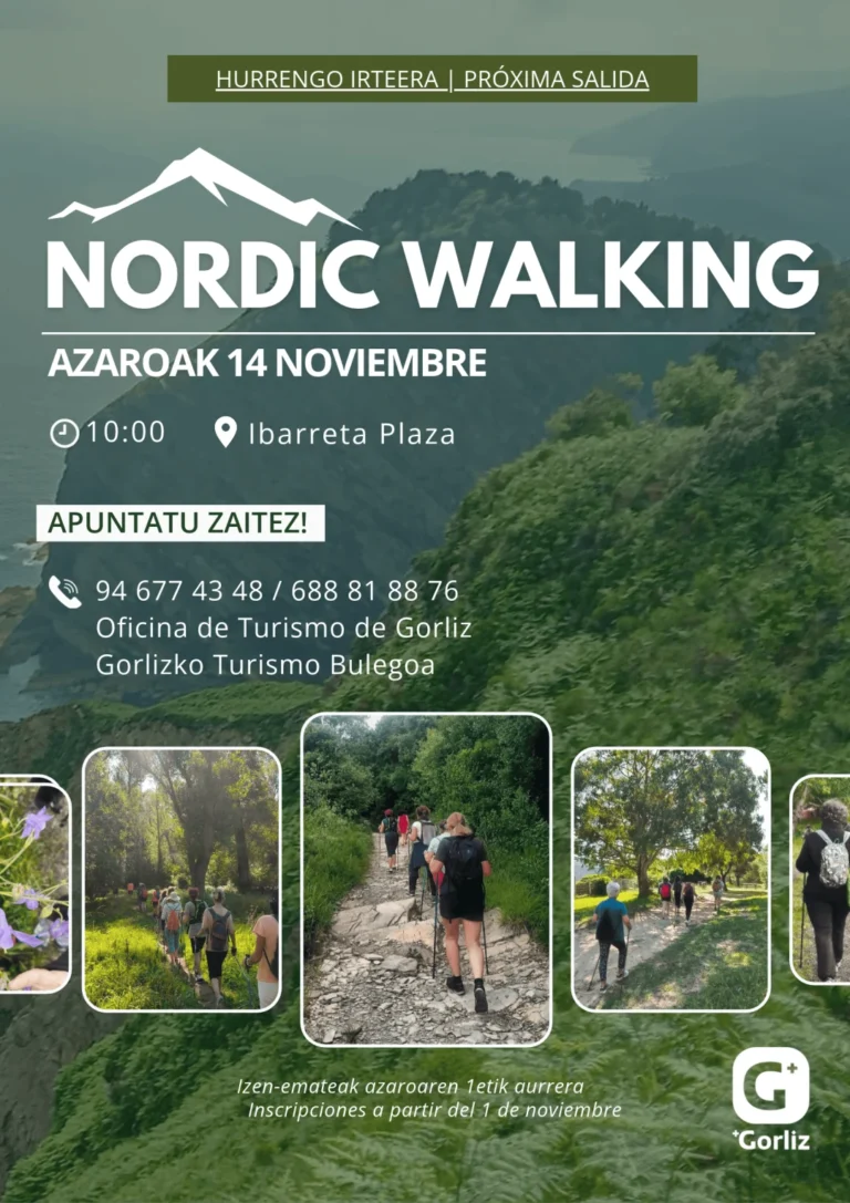SALIDA NORDIC WALKING NOVIEMBRE 2026