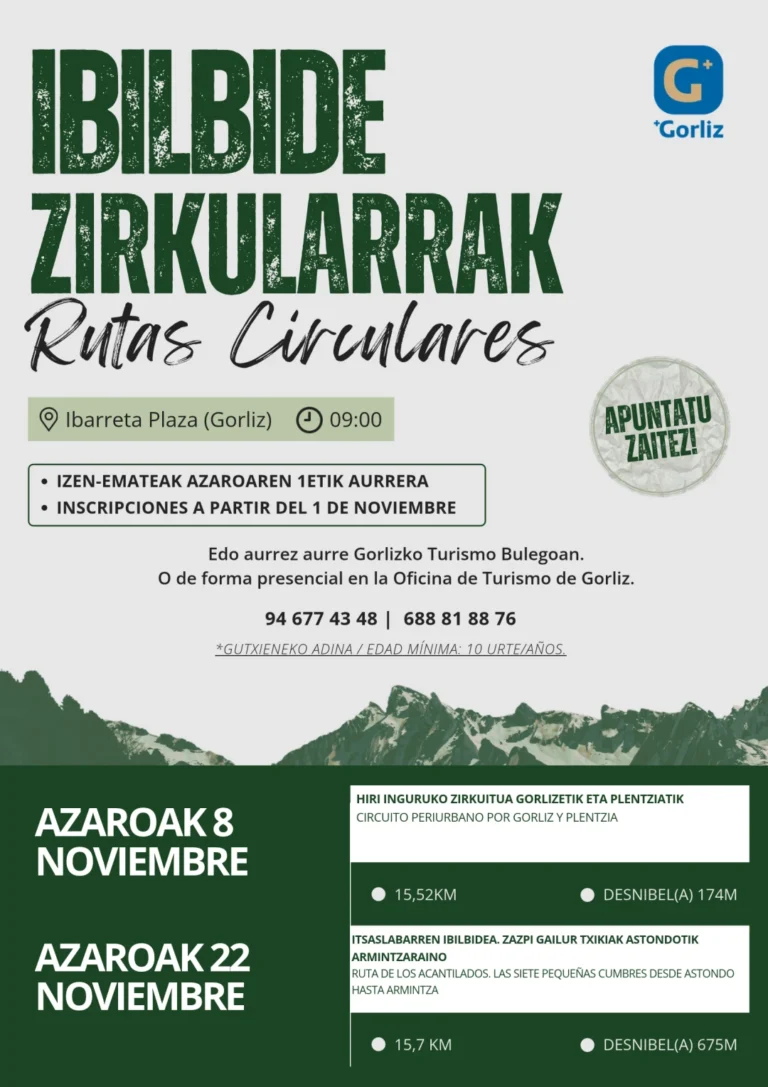 RUTAS CIRCULARES NOVIEMBRE 2026